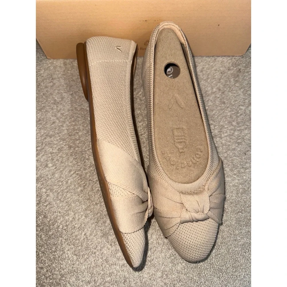 VIVAIA Bibi Knot Ballet Flats Elegant Almond Toe Comfort Chic Everyday Shoes 8